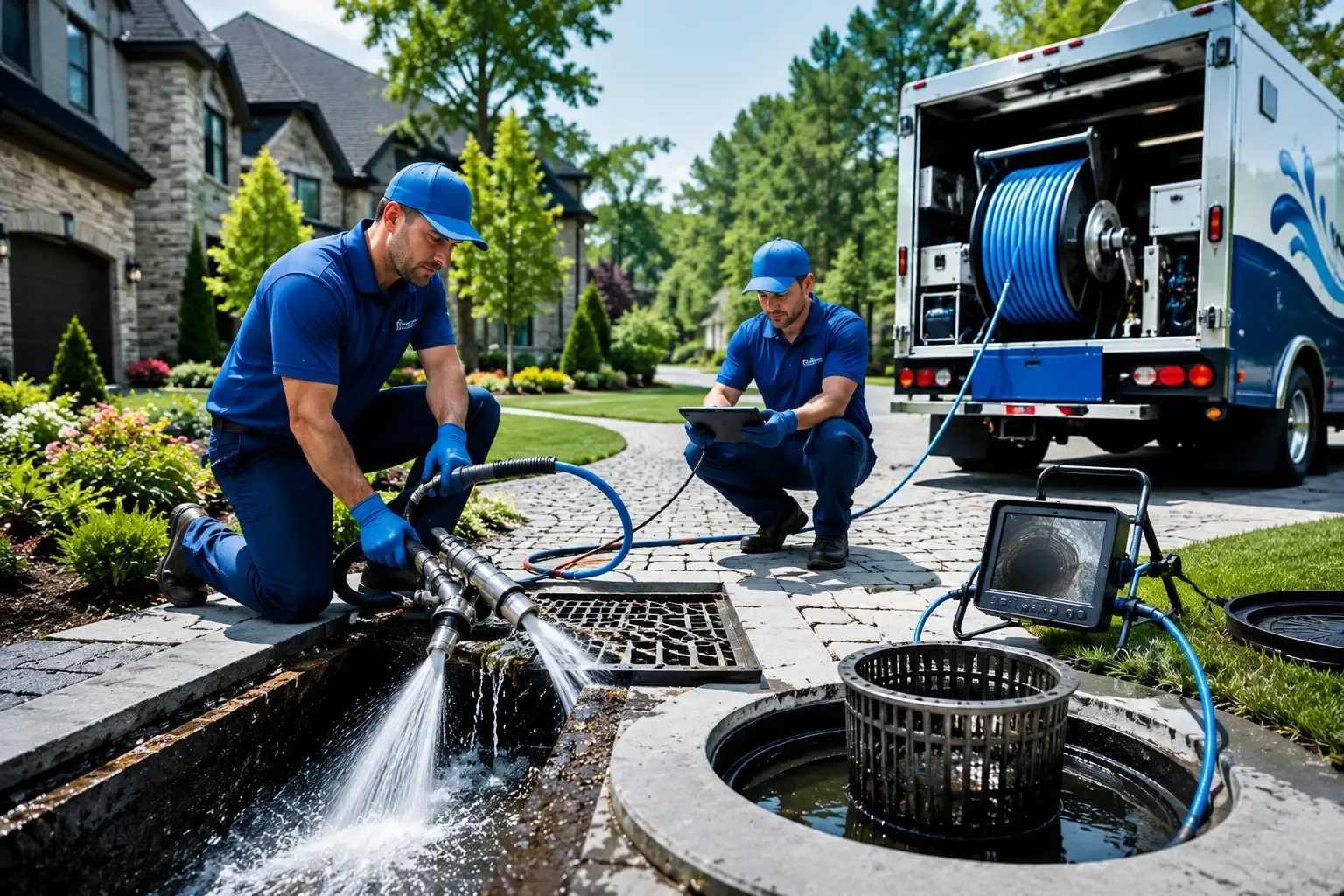 Local outdoor drain cleaning professionals in Sadler, TX