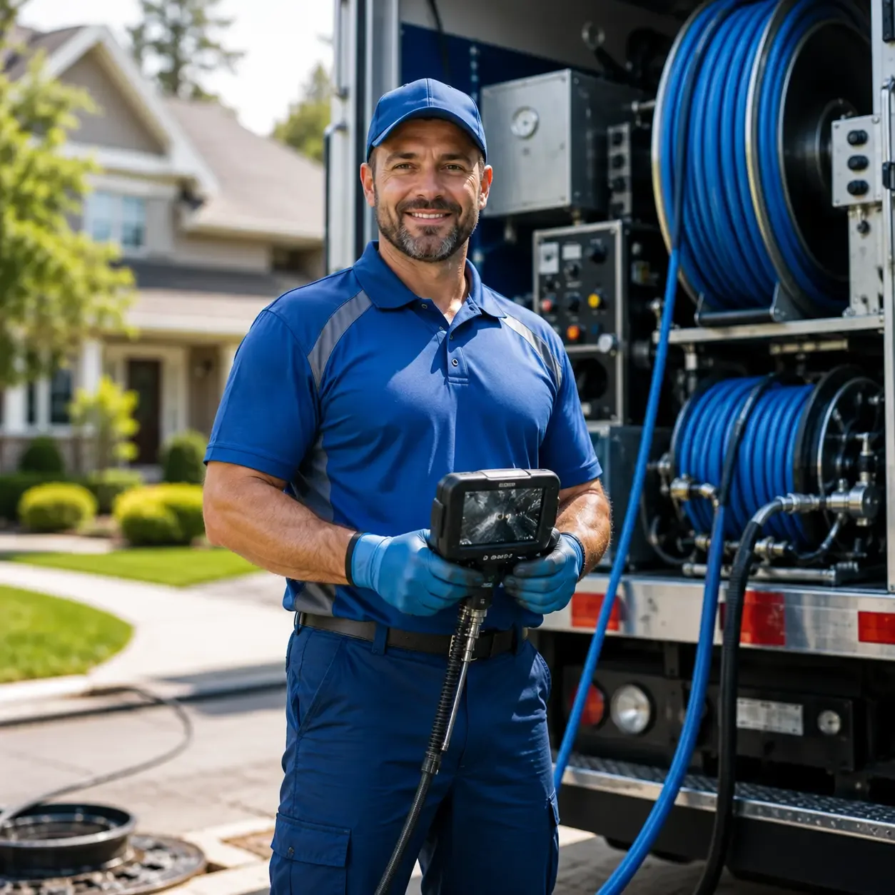 Local outdoor drain cleaning specialists in Sadler, TX